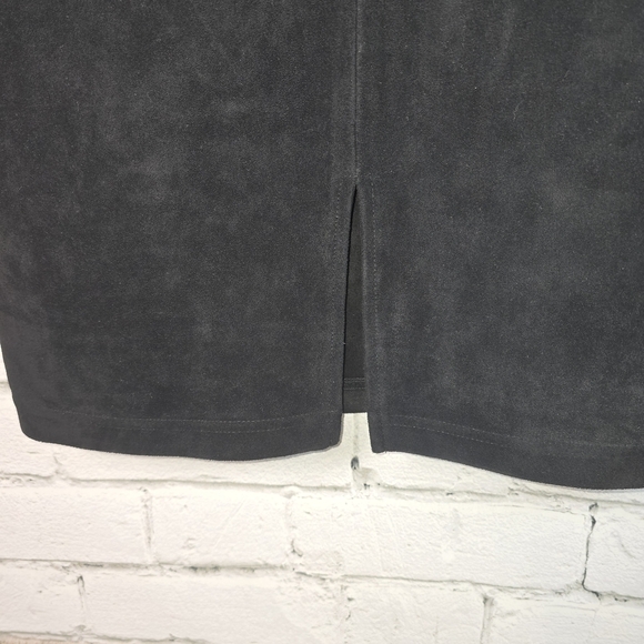 CALVIN KLEIN BLACK PENCIL SKIRT POLY BLEND STRETCH WOMENS SIZE  SMALL - Picture 4 of 7